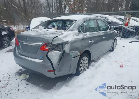 2013 Nissan Sentra S z USA, uszkodzony, nr VIN 3N1AB7APXDL768891